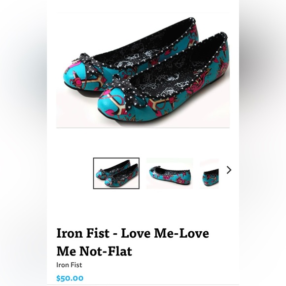 Iron Fist Love-Me-Love-Me-Not flats - Picture 9 of 12